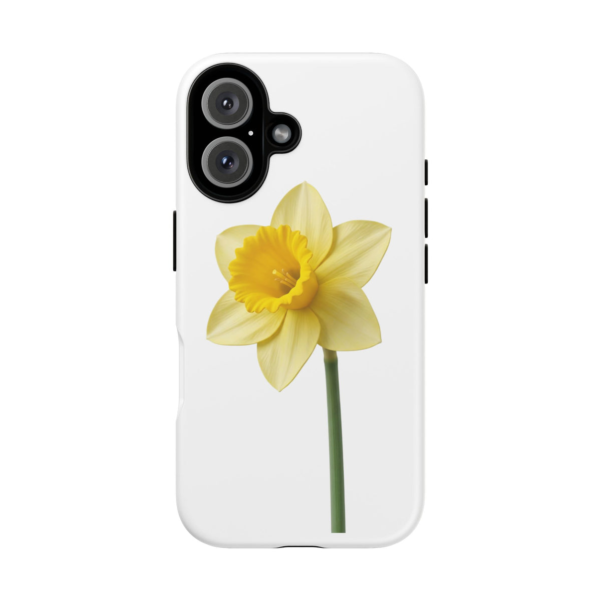 Daffodil Blossom Tough Phone Case — Yellow Spring Floral iPhone Cover