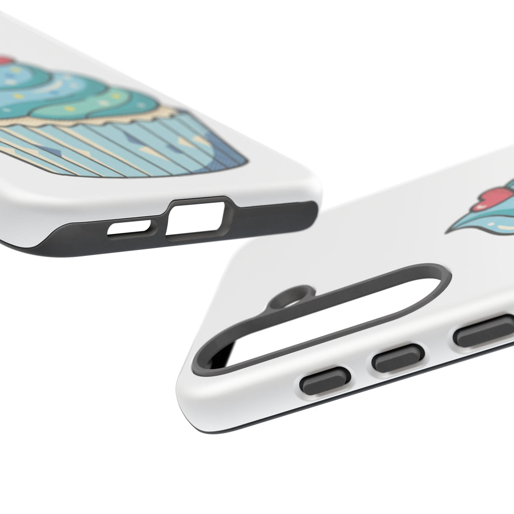 Blue Cupcake Tough Phone Cases