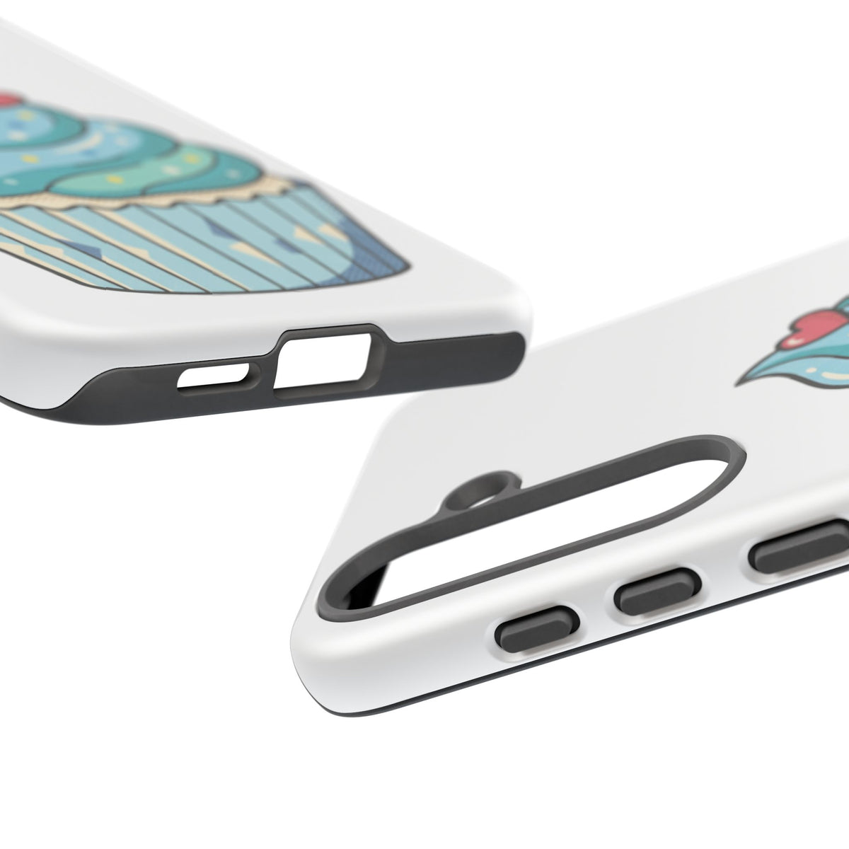Blue Cupcake Tough Phone Cases