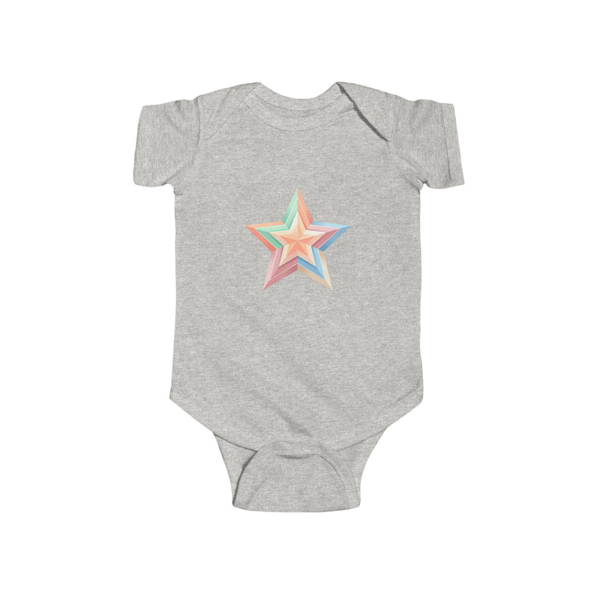 Star Design Infant Fine Jersey Bodysuit