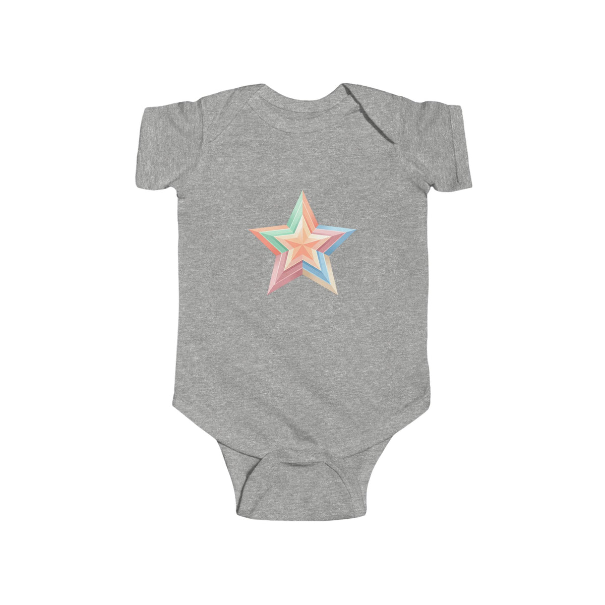 Star Design Infant Fine Jersey Bodysuit