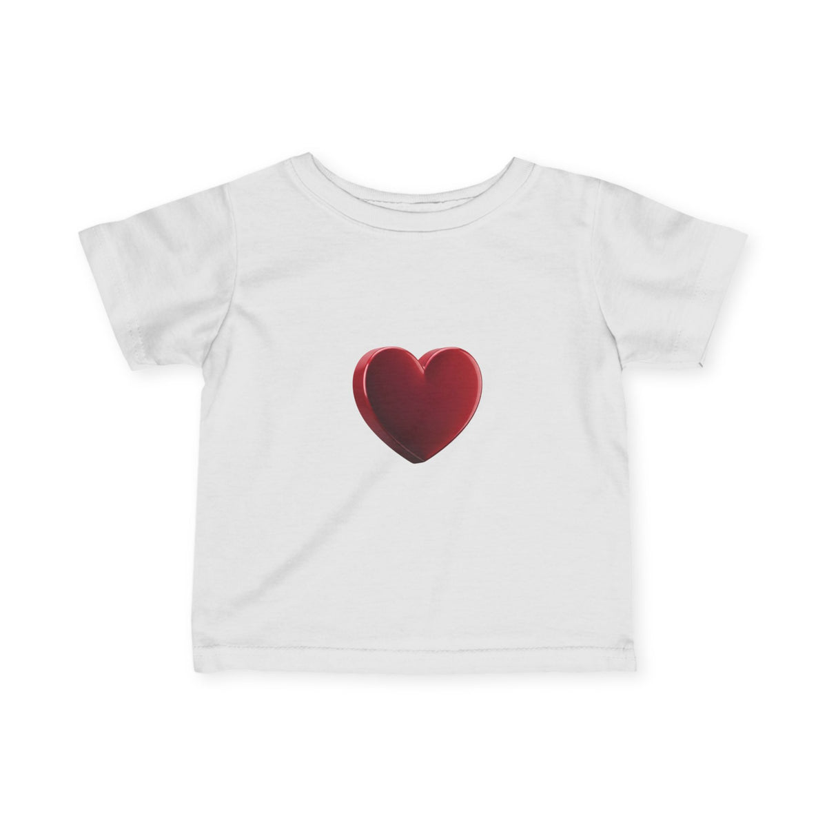 Infant Tee - Red Heart Graphic Baby Shirt