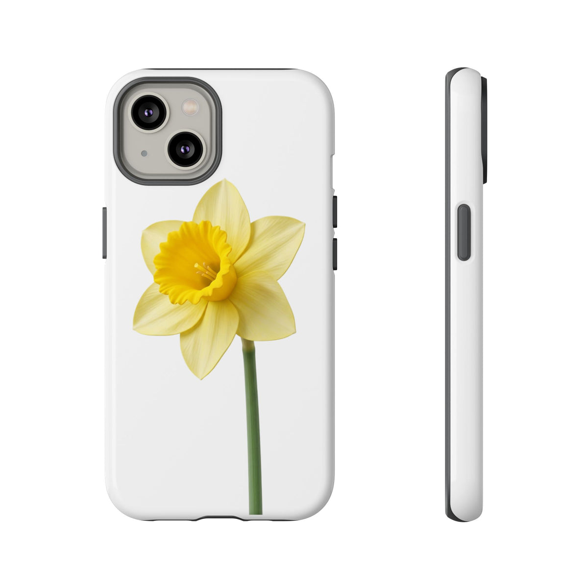 Daffodil Blossom Tough Phone Case — Yellow Spring Floral iPhone Cover