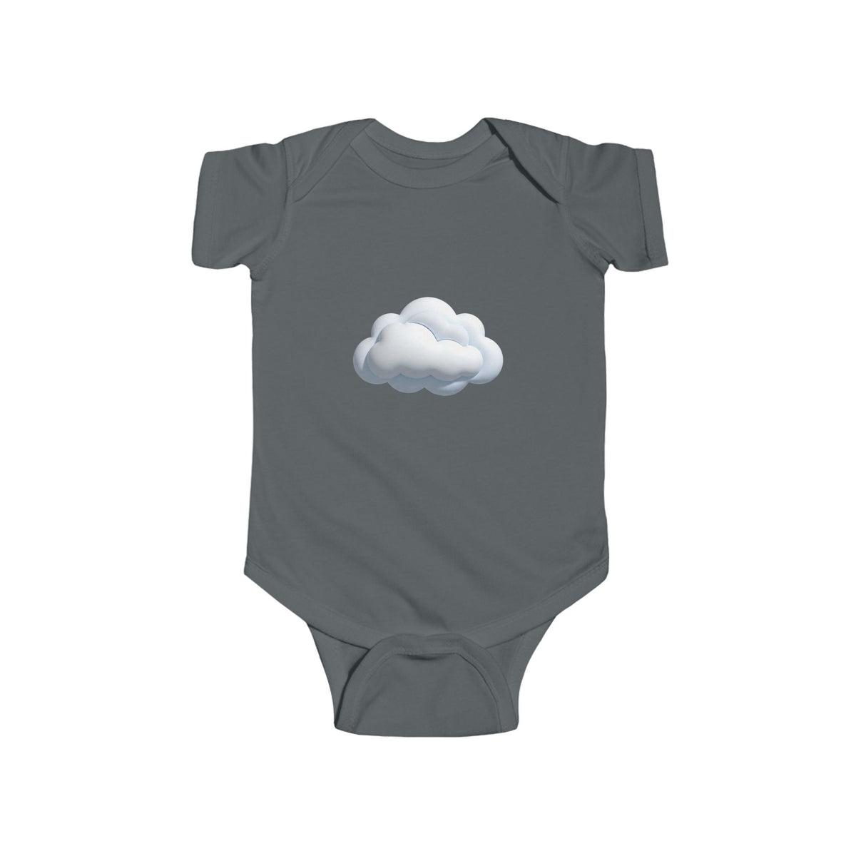 Baby Onesie with Cute Cloud Graphic — Infant Bodysuit, Neutral Newborn Gift