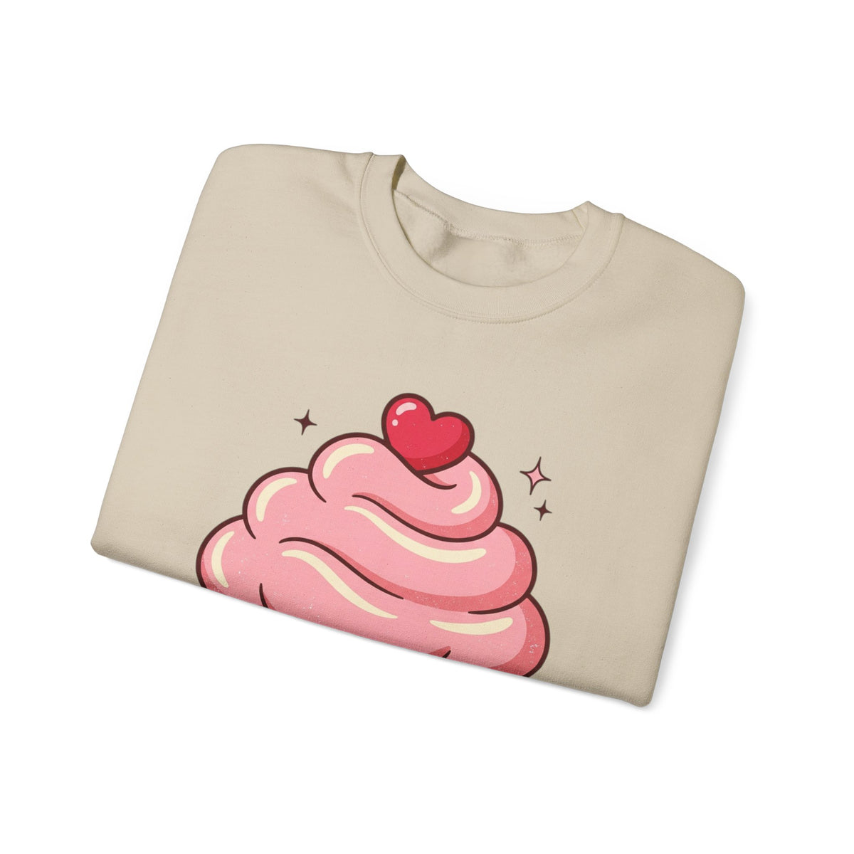 Pink Cupcake Unisex Heavy Blend™ Crewneck Sweatshirt