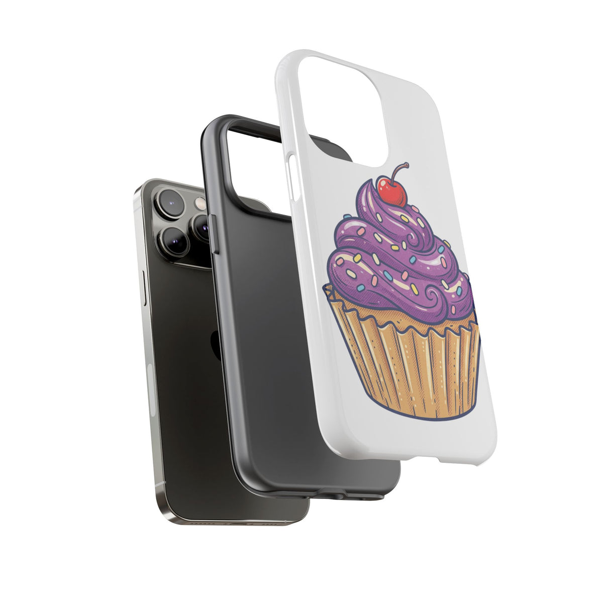 Purple Cupcake Tough Phone Cases
