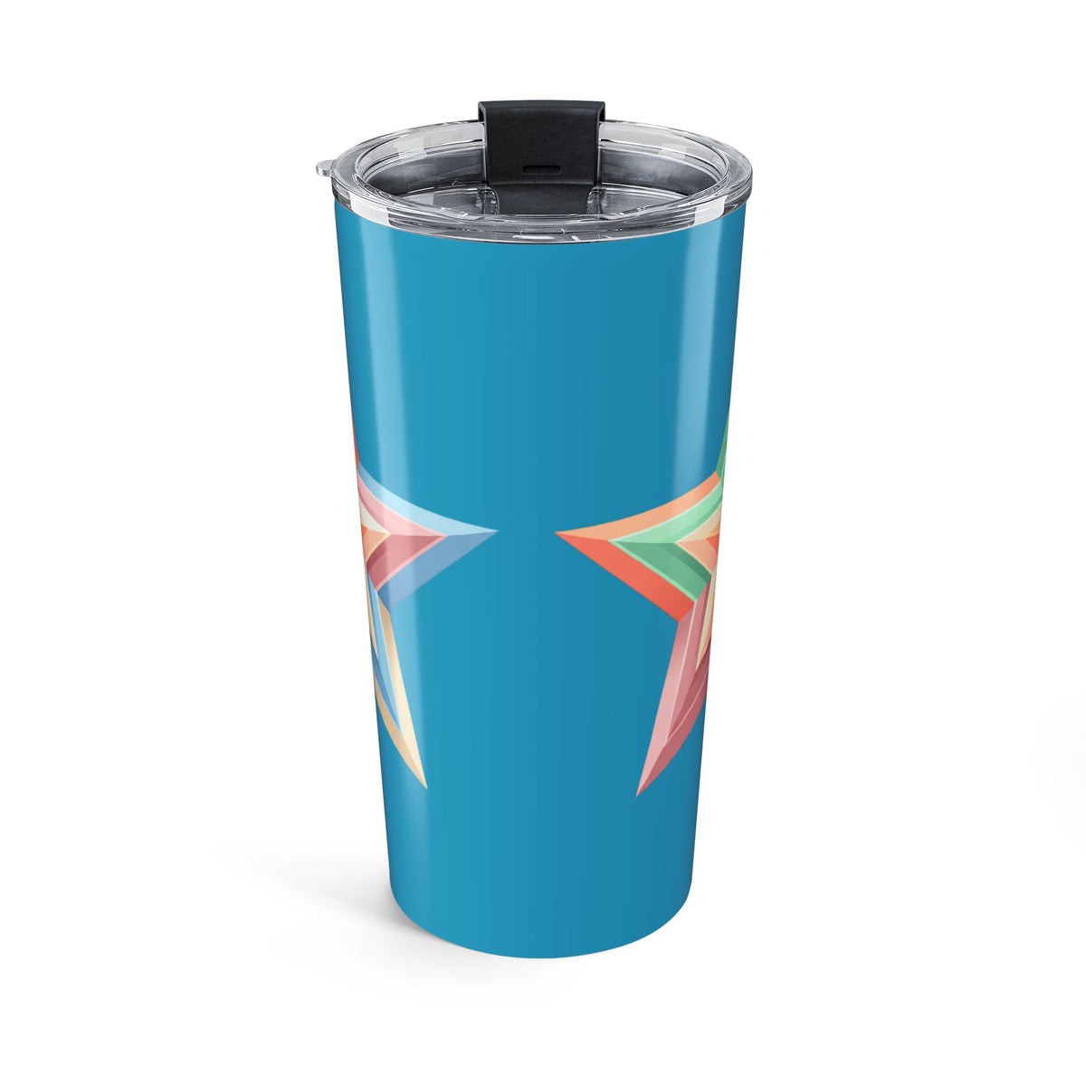 Star Design Tumbler 20oz Turquoise