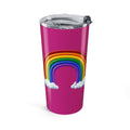 20oz Rainbow Tumbler - Pink Double Rainbow Travel Cup