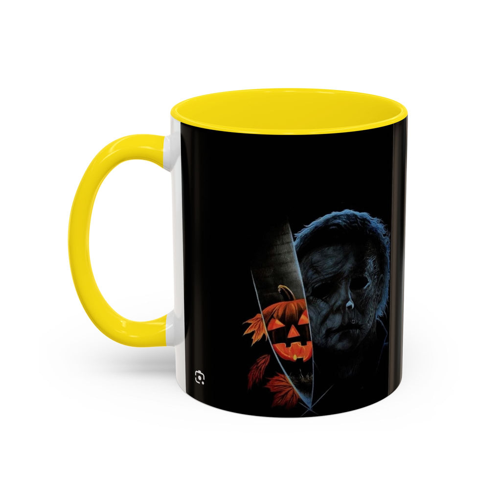 Michael Myers Halloween Coffee Mug — Horror Pumpkin Accent Mug (11/15oz)