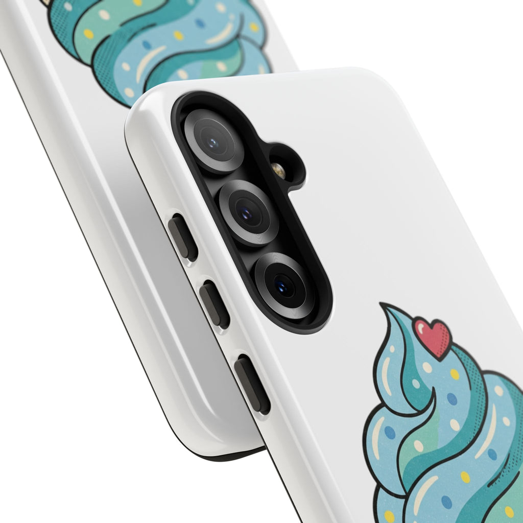 Blue Cupcake Tough Phone Cases