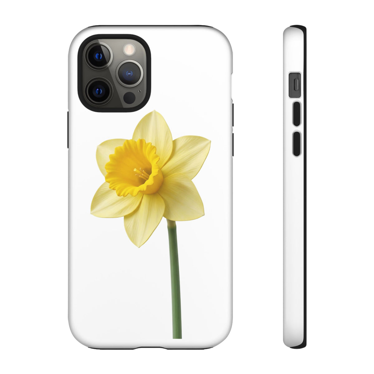 Daffodil Blossom Tough Phone Case — Yellow Spring Floral iPhone Cover