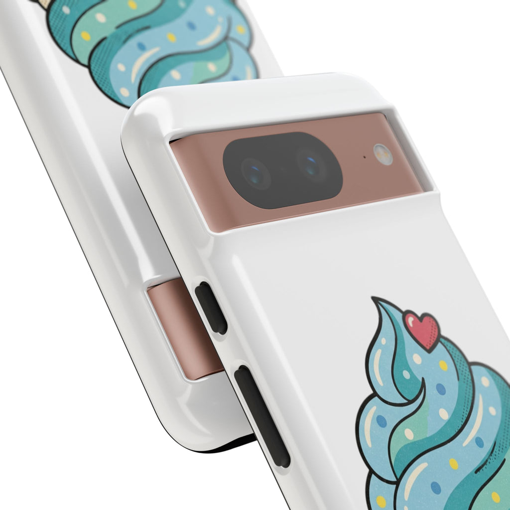 Blue Cupcake Tough Phone Cases