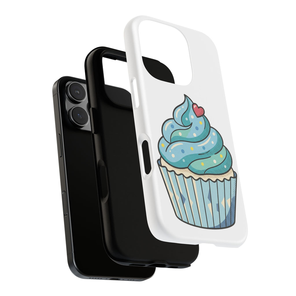 Blue Cupcake Tough Phone Cases