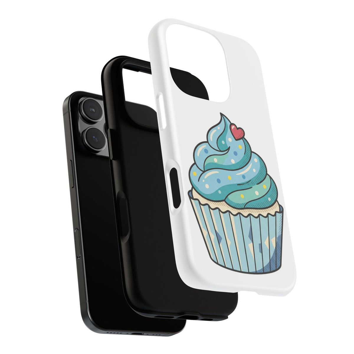 Blue Cupcake Tough Phone Cases