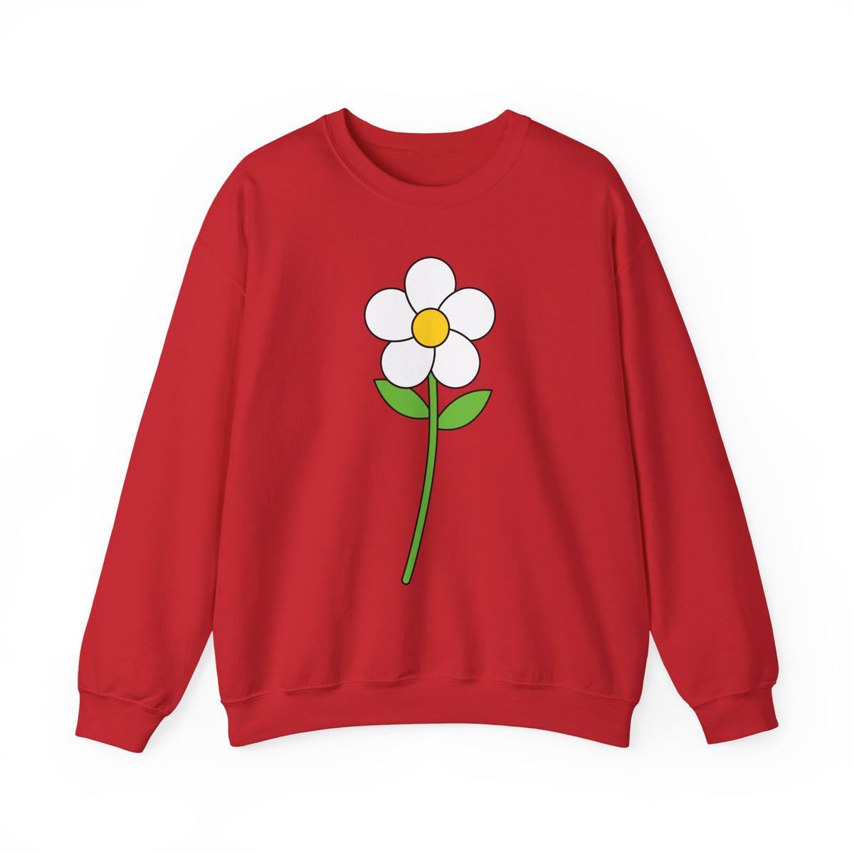 Daisy Graphic Crewneck Sweatshirt