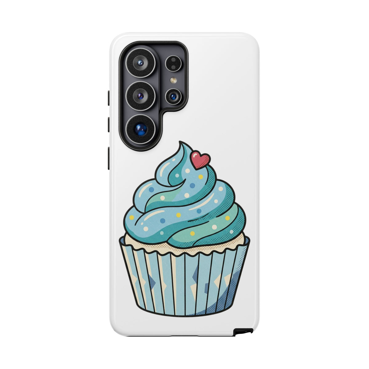 Blue Cupcake Tough Phone Cases