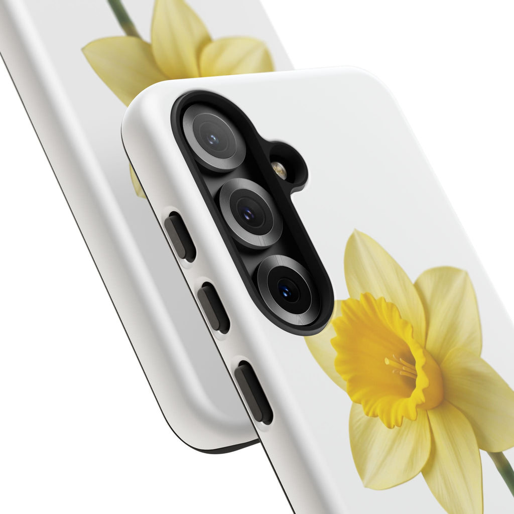 Daffodil Blossom Tough Phone Case — Yellow Spring Floral iPhone Cover