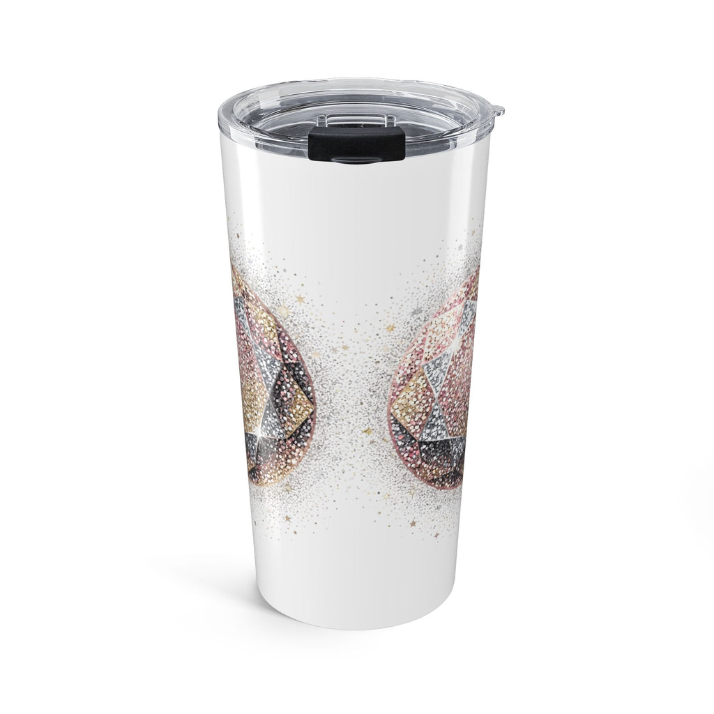 Glittery White Tumbler 20oz