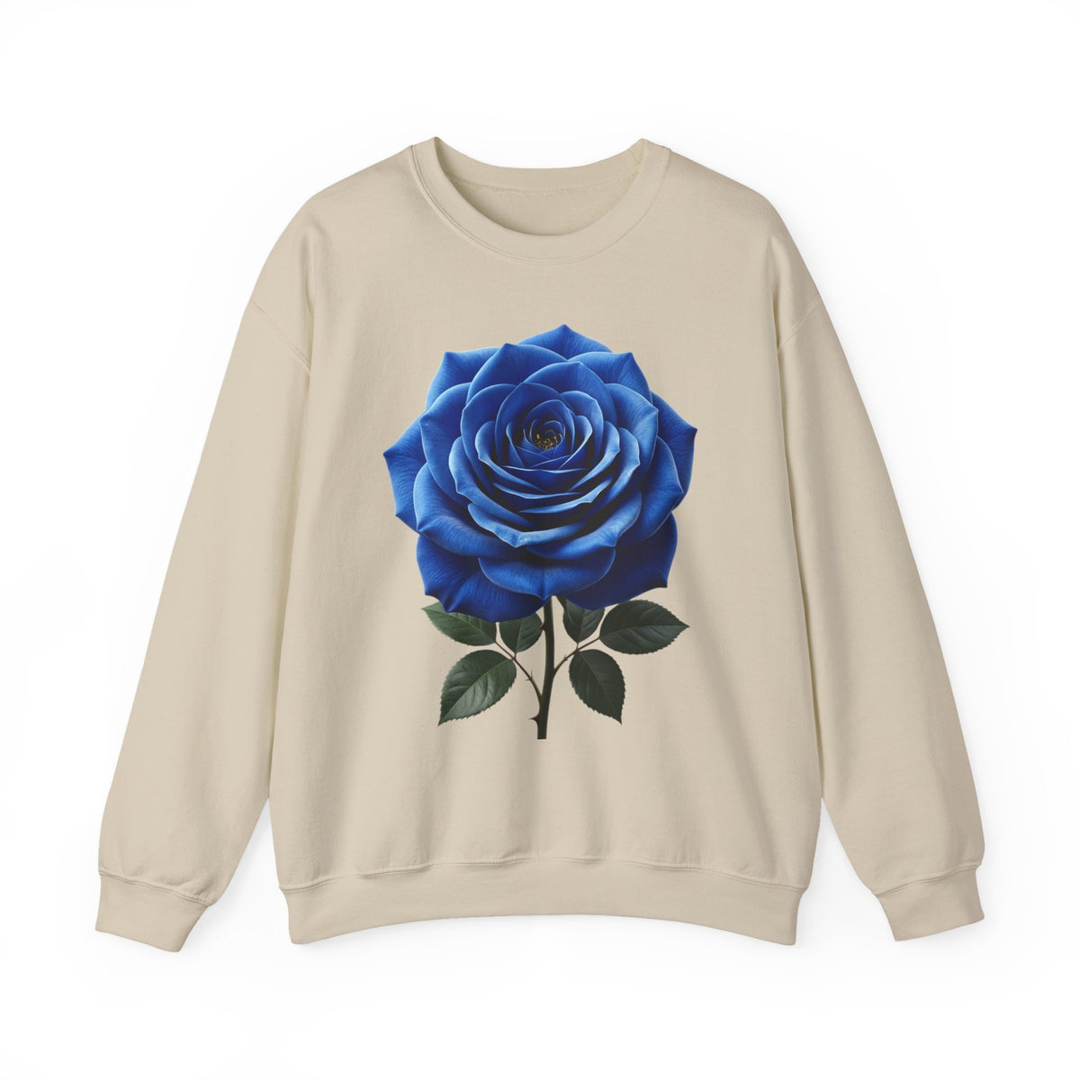 Blue Rose Crewneck Sweatshirt