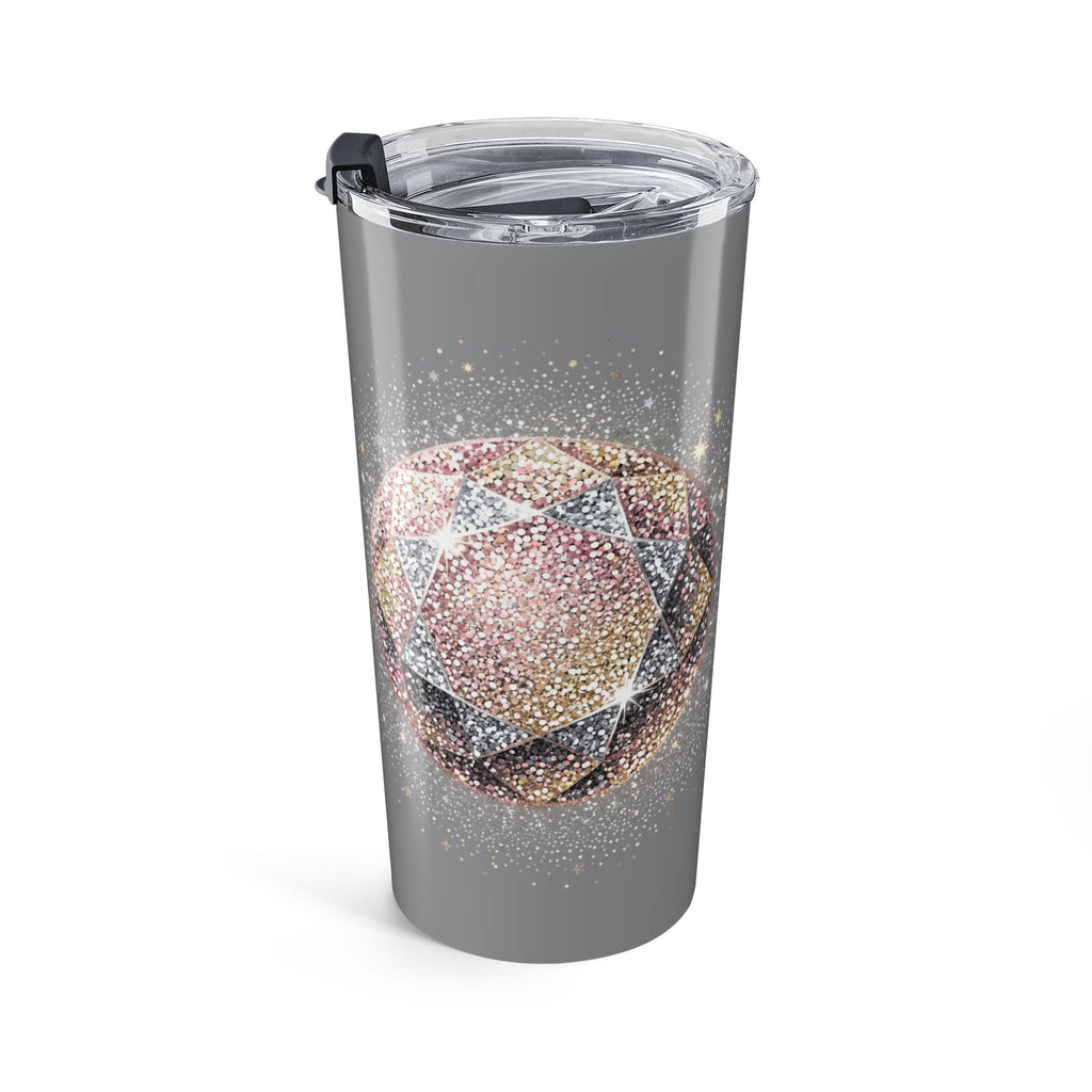 Glittery Grey Tumbler 20oz