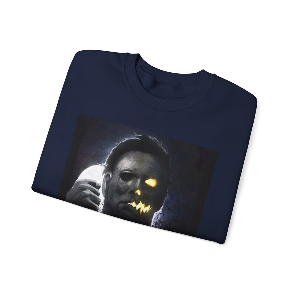 Halloween Michael Myers Mask Crewneck Sweatshirt