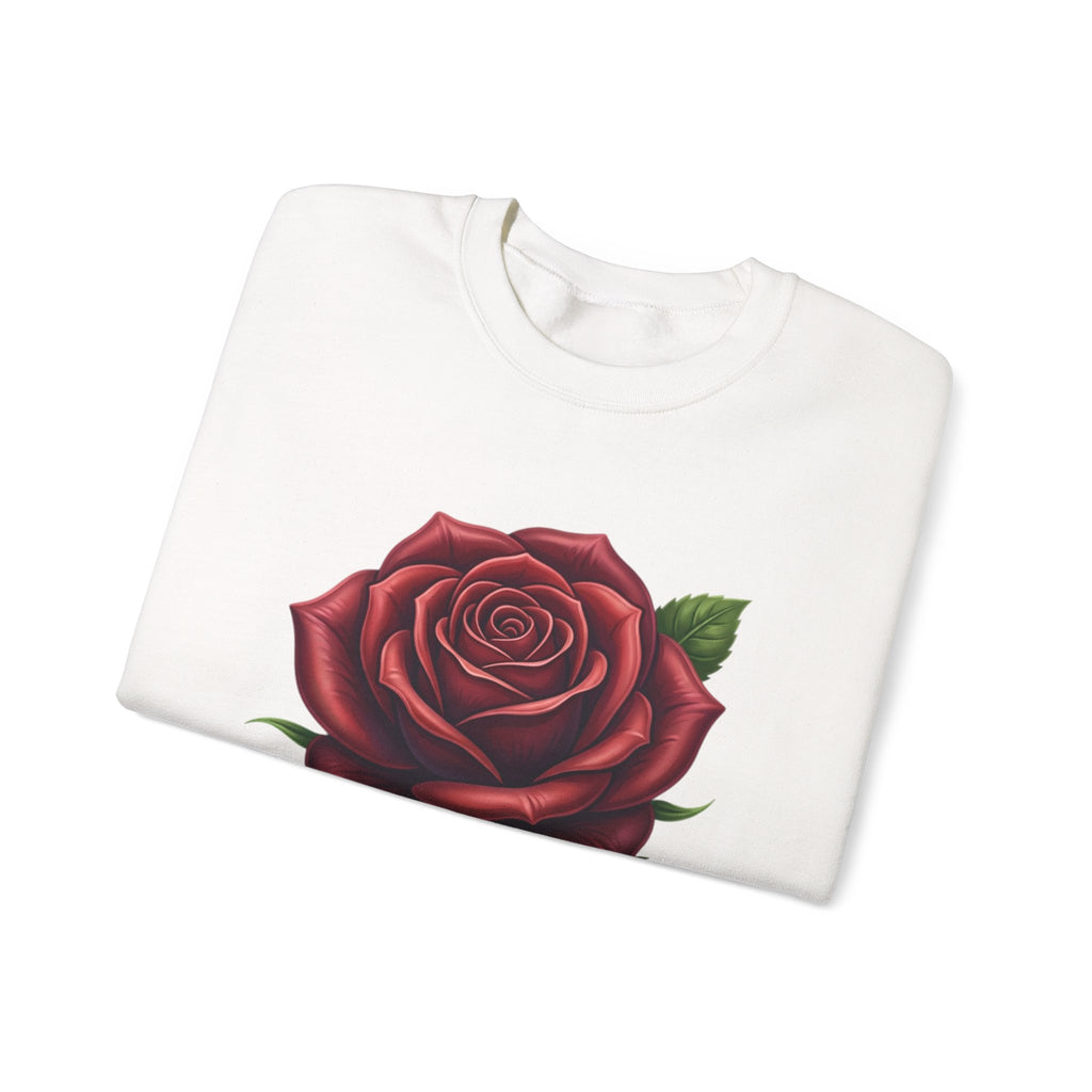 Rose Graphic Crewneck Sweatshirt