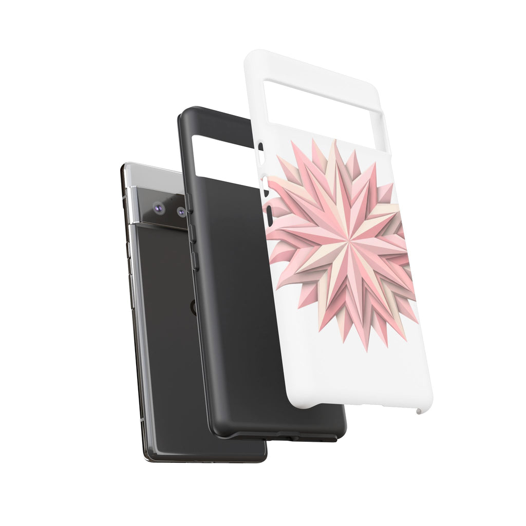 Pink Geometric Star Phone Case — Tough Protective iPhone Cover
