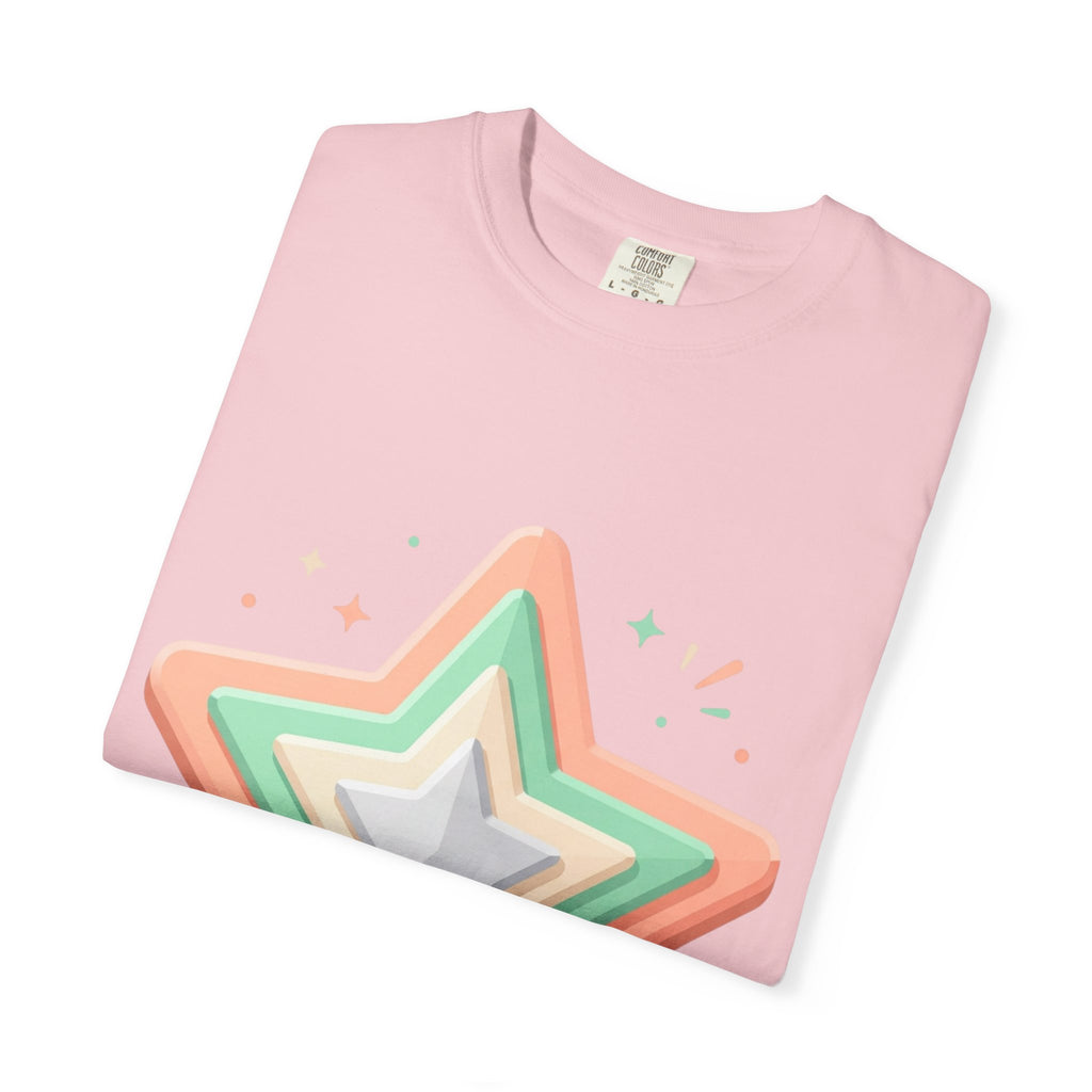 Star Design Unisex Garment-Dyed T-shirt