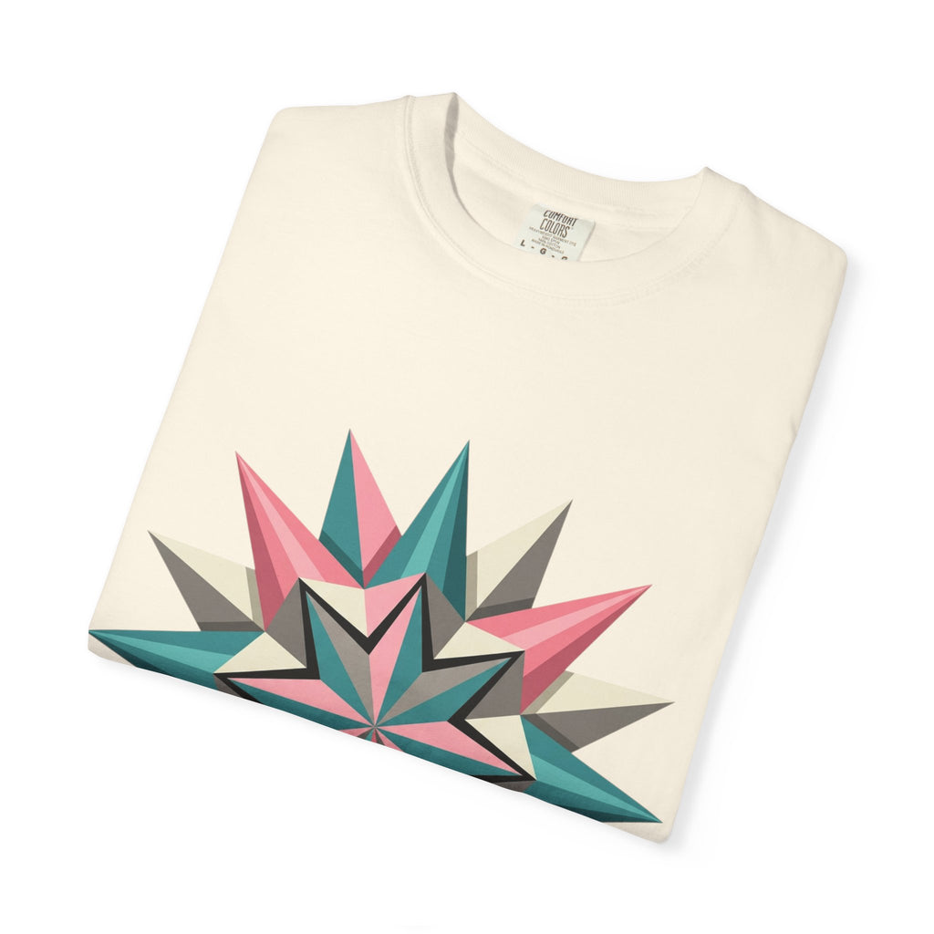 Geometric Starburst Graphic T-Shirt