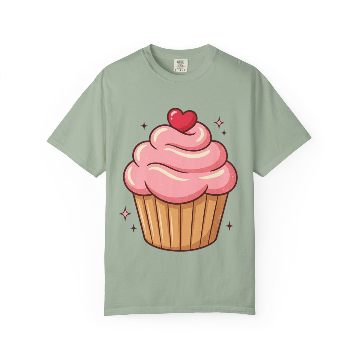 Pink Cupcake Unisex Garment-Dyed T-shirt
