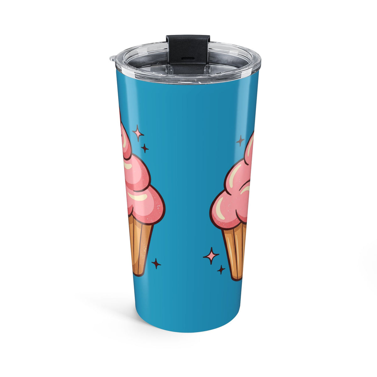 Pink Cupcake Tumbler 20oz- Turquoise