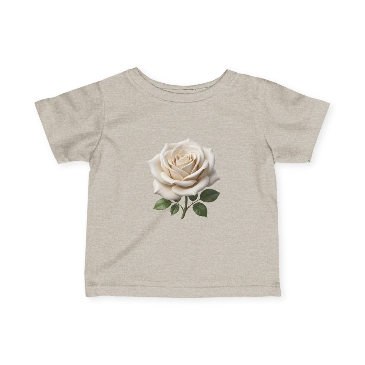 Infant Tee — Vintage Cream Rose Floral Baby Shirt
