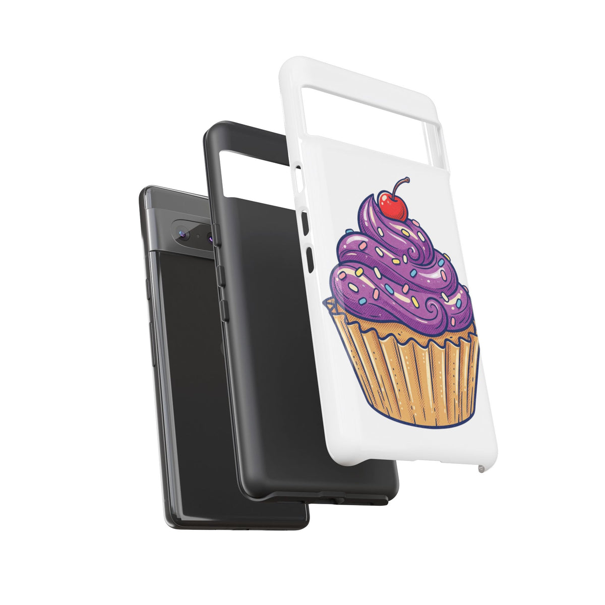 Purple Cupcake Tough Phone Cases