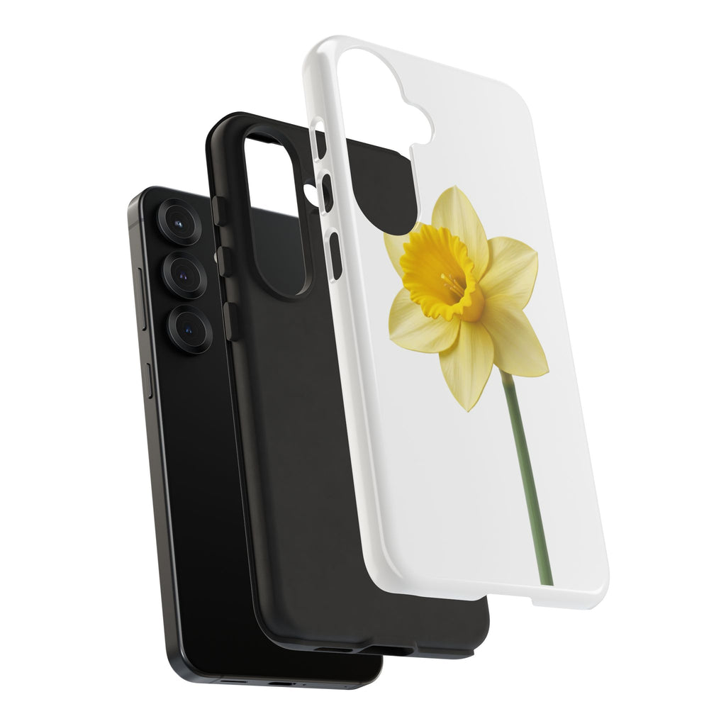 Daffodil Blossom Tough Phone Case — Yellow Spring Floral iPhone Cover