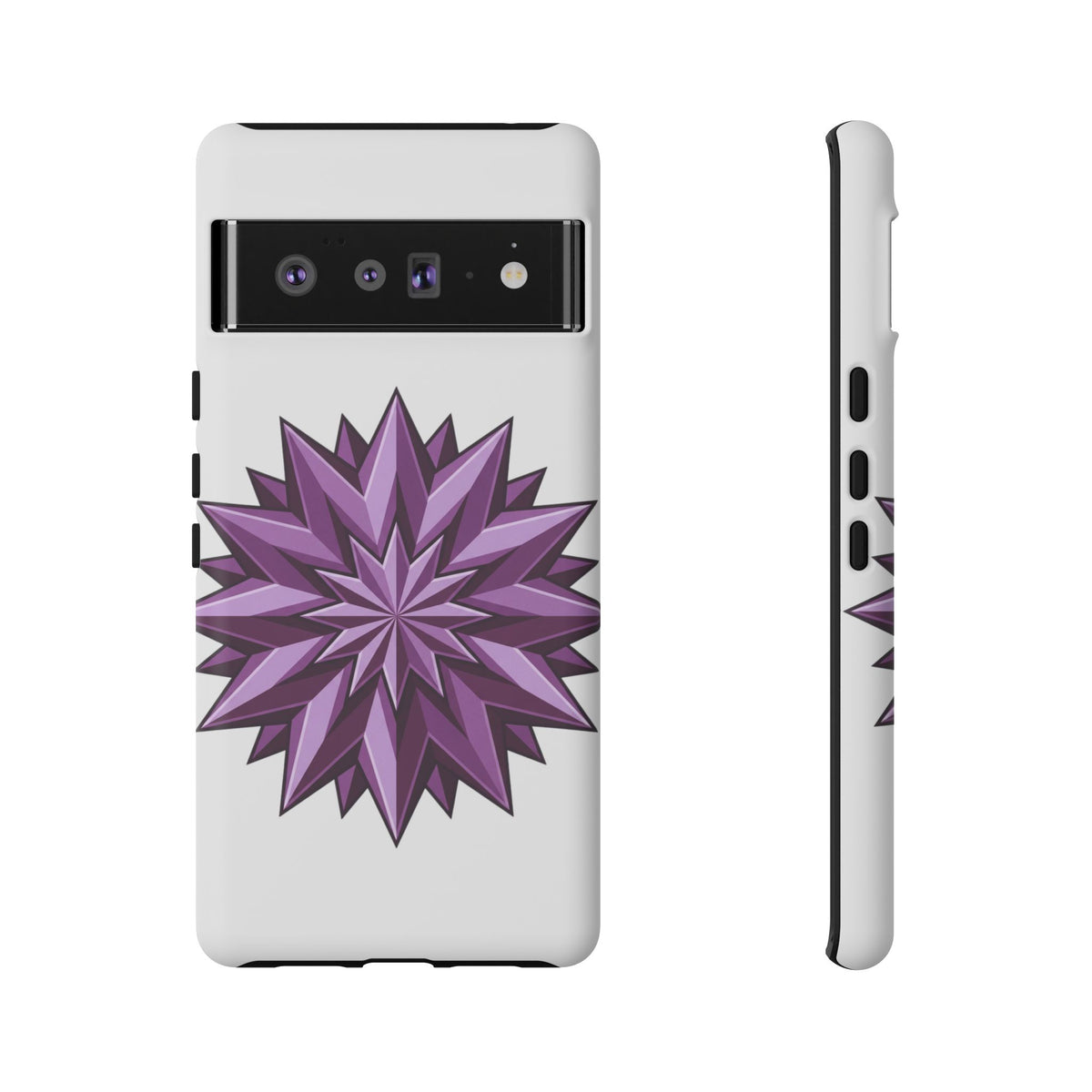 Purple Geometric Star Phone Case
