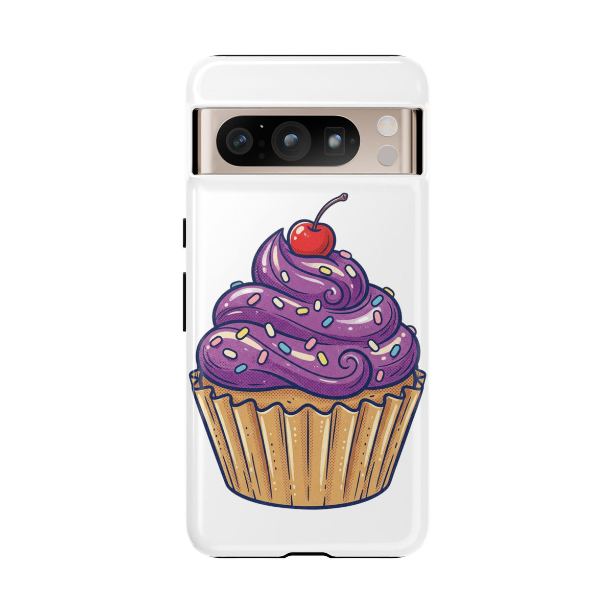Purple Cupcake Tough Phone Cases