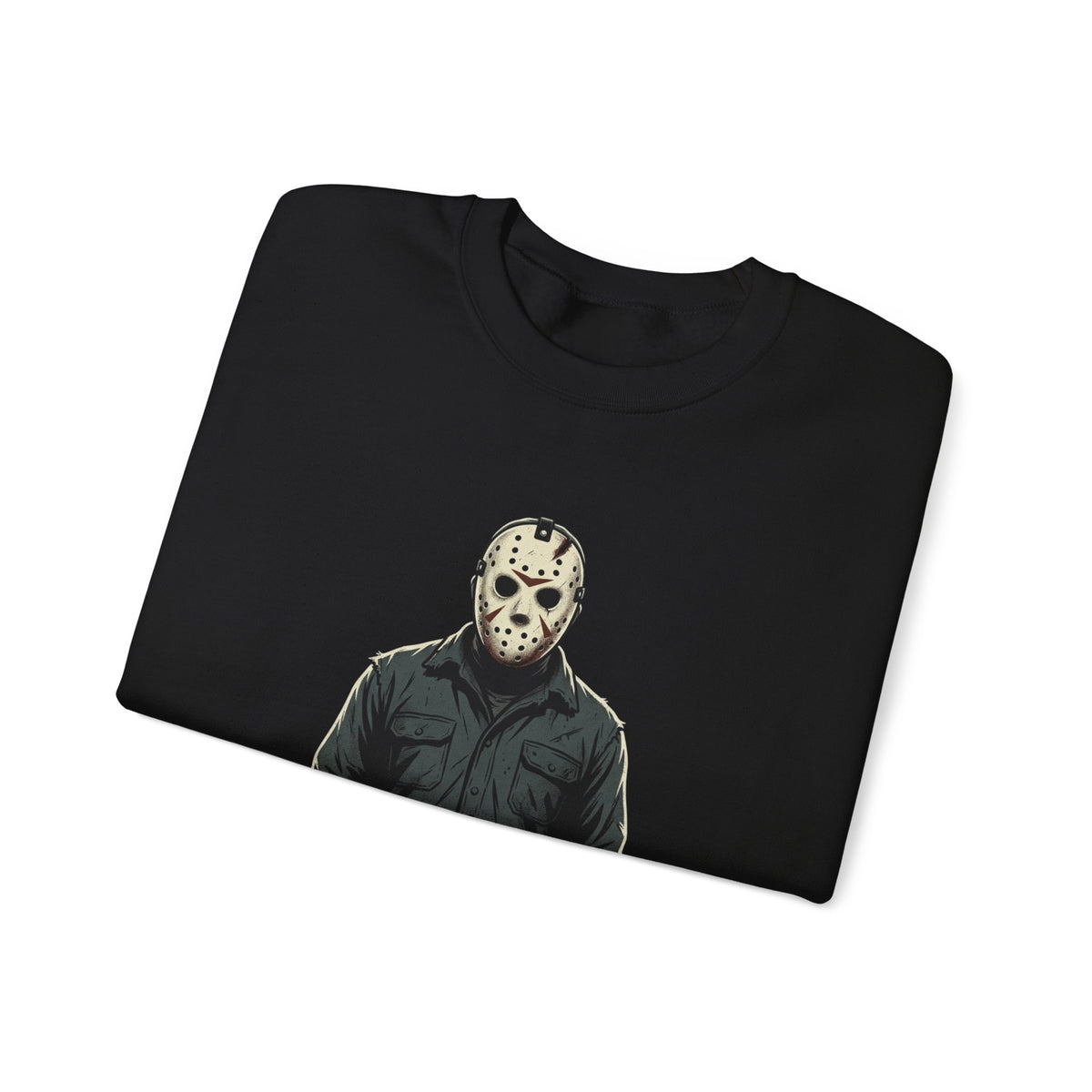 Jason Mask Sweatshirt - Horror Crewneck for Fans of Friday the 13th