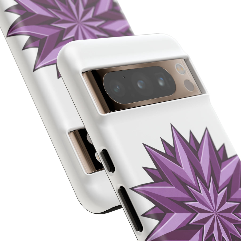 Purple Geometric Star Phone Case