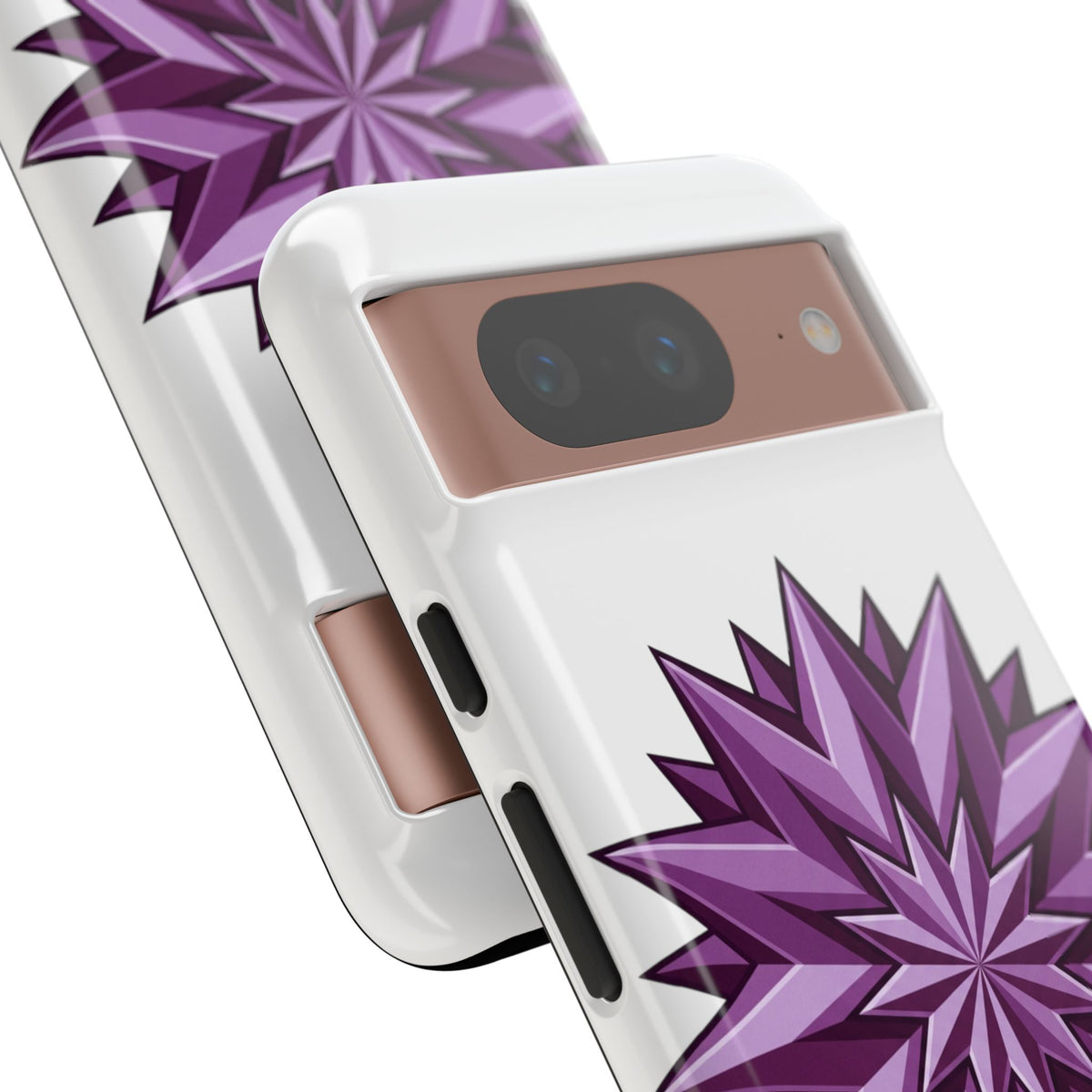 Purple Geometric Star Phone Case