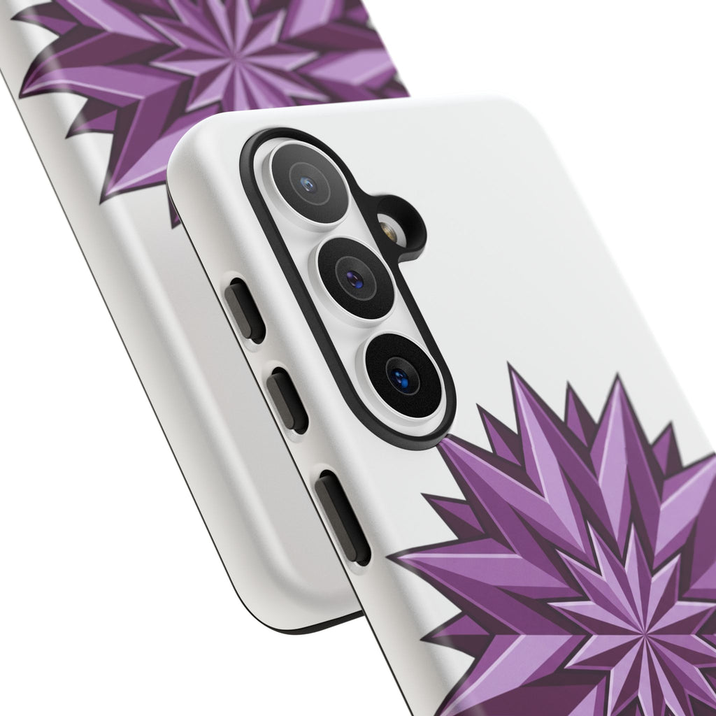 Purple Geometric Star Phone Case
