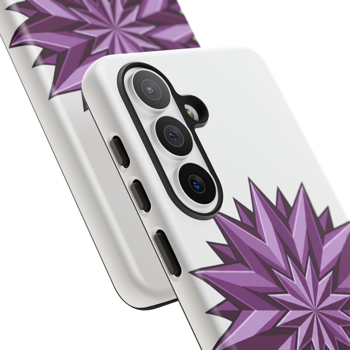 Purple Geometric Star Phone Case