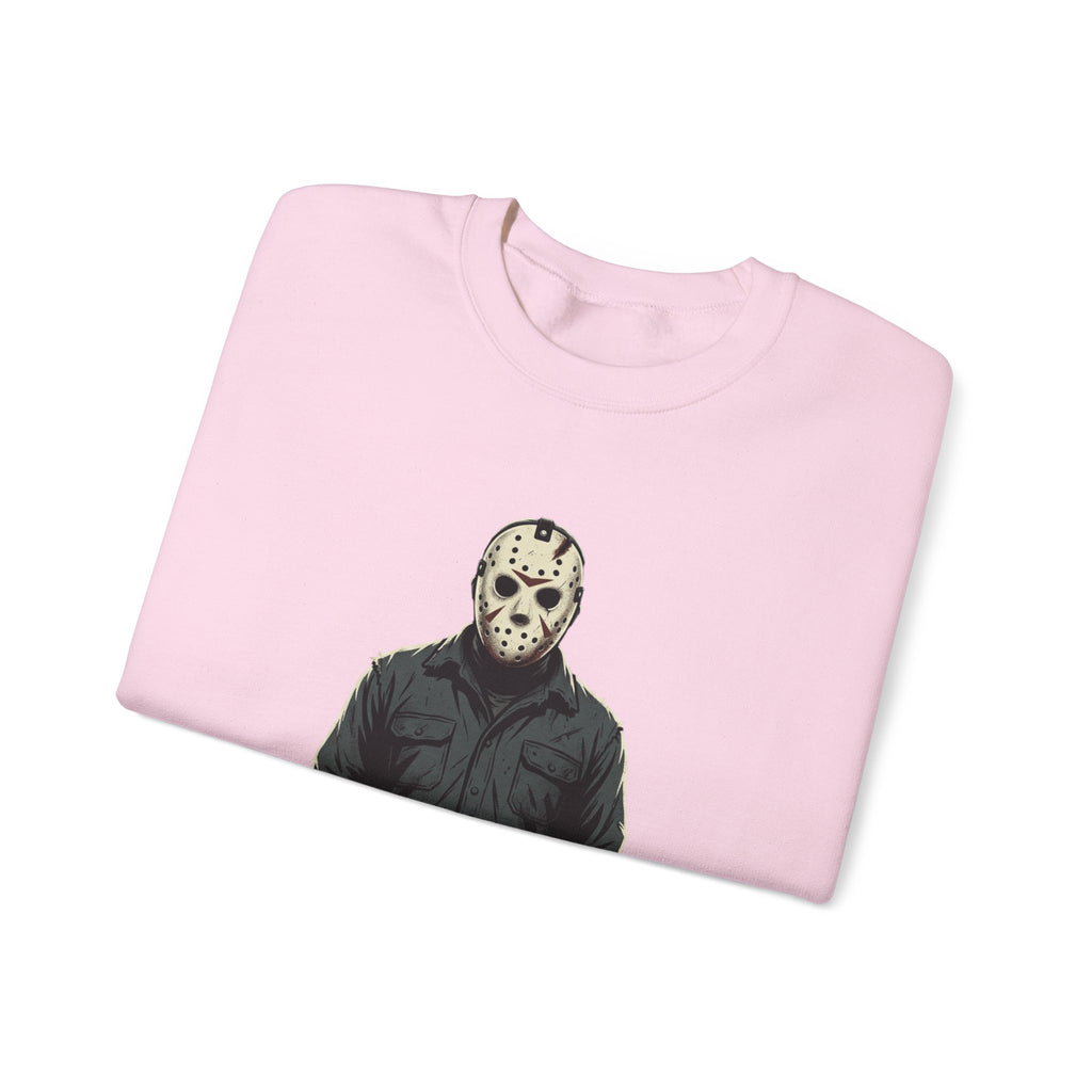 Jason Mask Sweatshirt - Horror Crewneck for Fans of Friday the 13th
