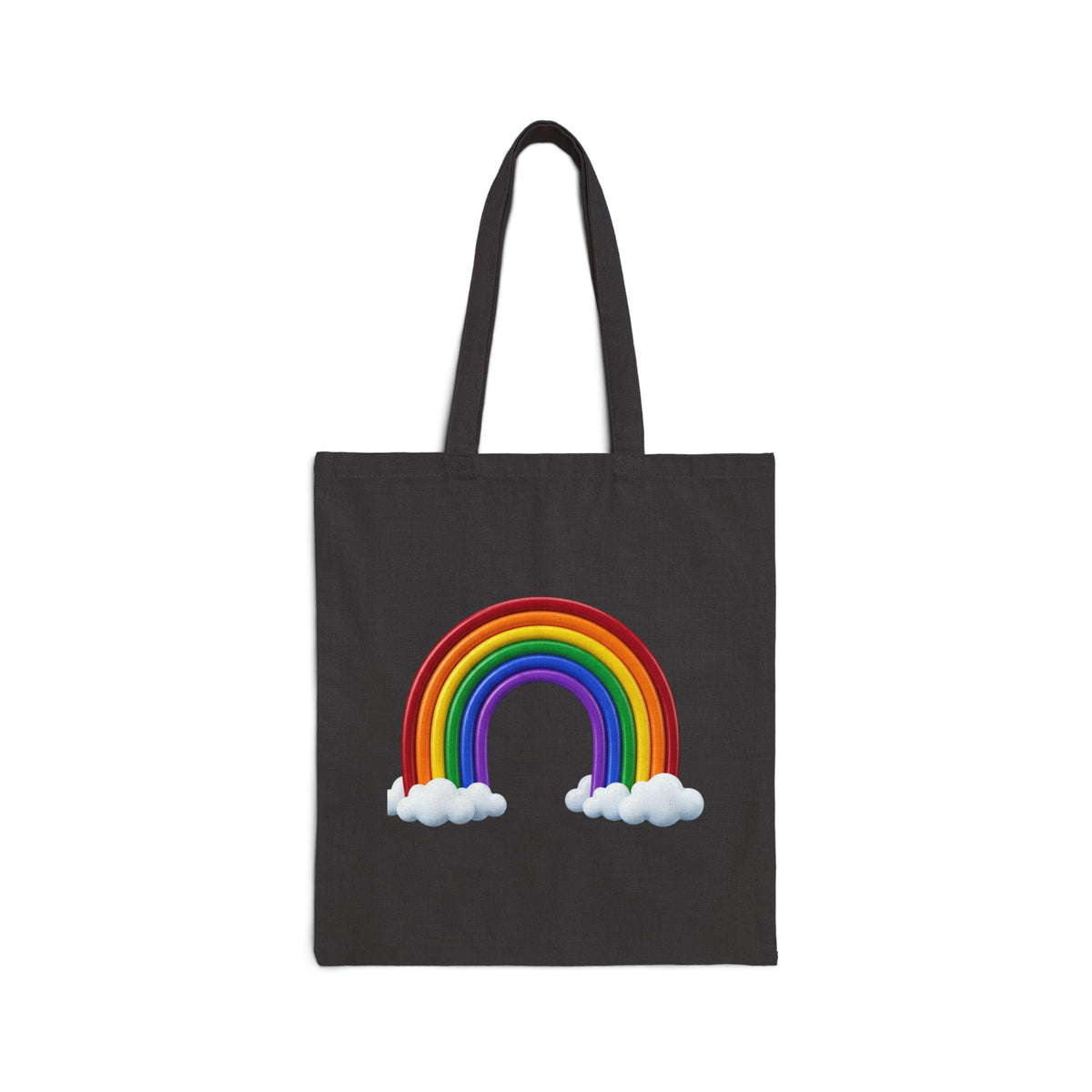 Rainbow Cloud Tote Bag — Cute Rainbow Canvas Tote