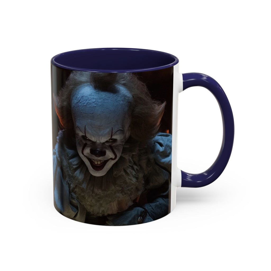 Creepy Pennywise Horror Coffee Mug — Scary Clown Accent Mug (11/15oz)