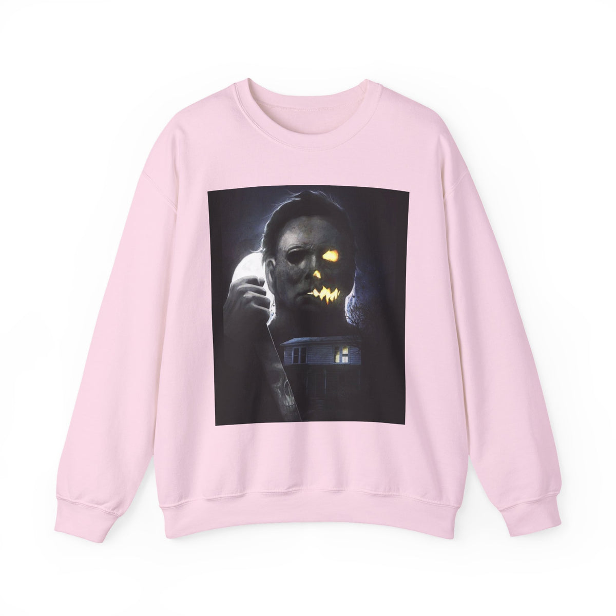 Halloween Michael Myers Mask Crewneck Sweatshirt