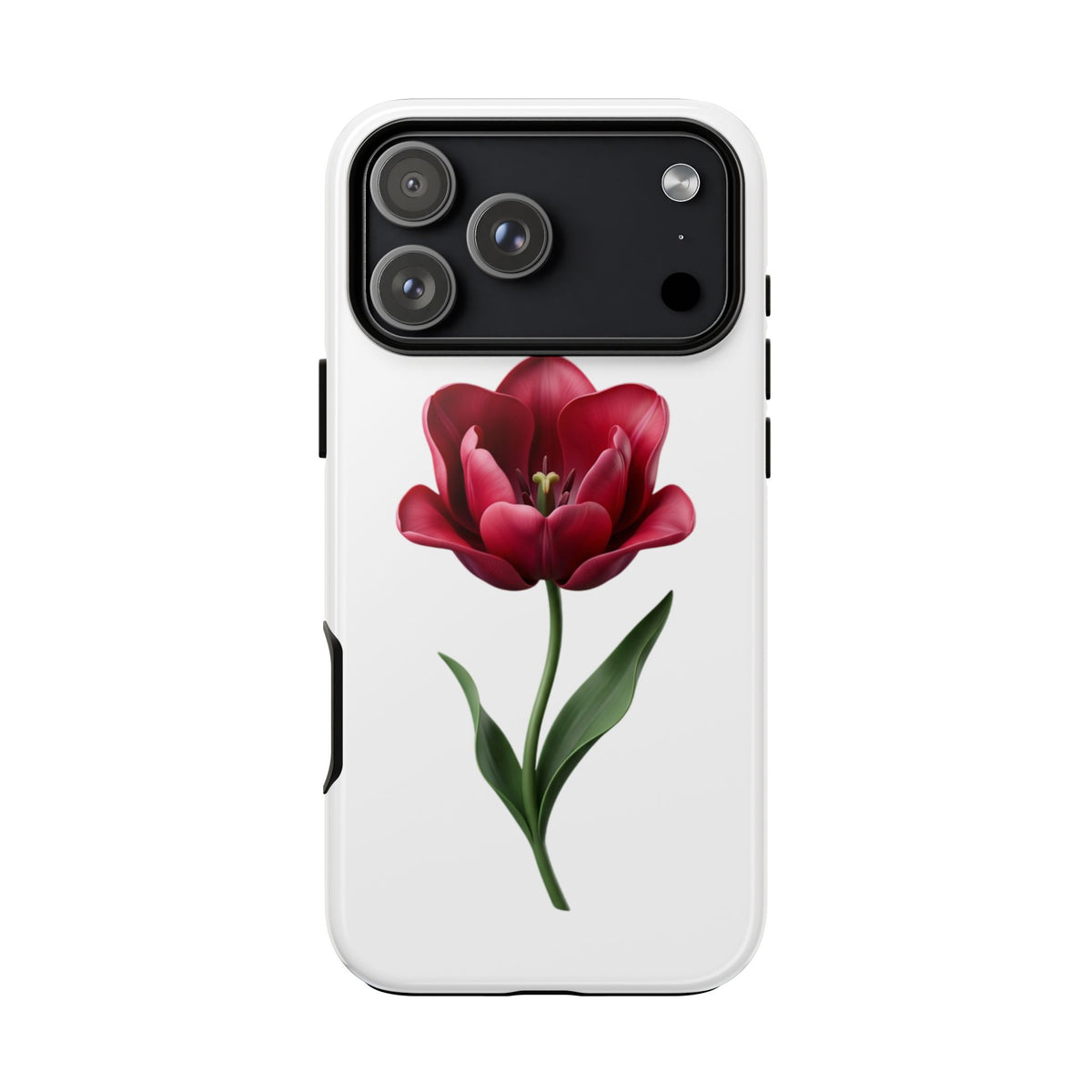Tulip Floral Tough Phone Case – Protective Blossom iPhone Cover