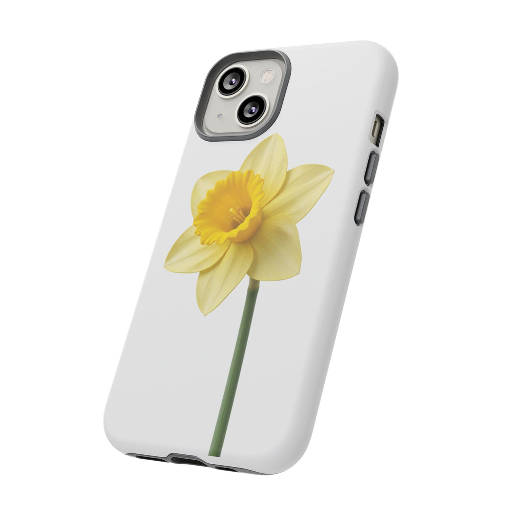 Daffodil Blossom Tough Phone Case — Yellow Spring Floral iPhone Cover