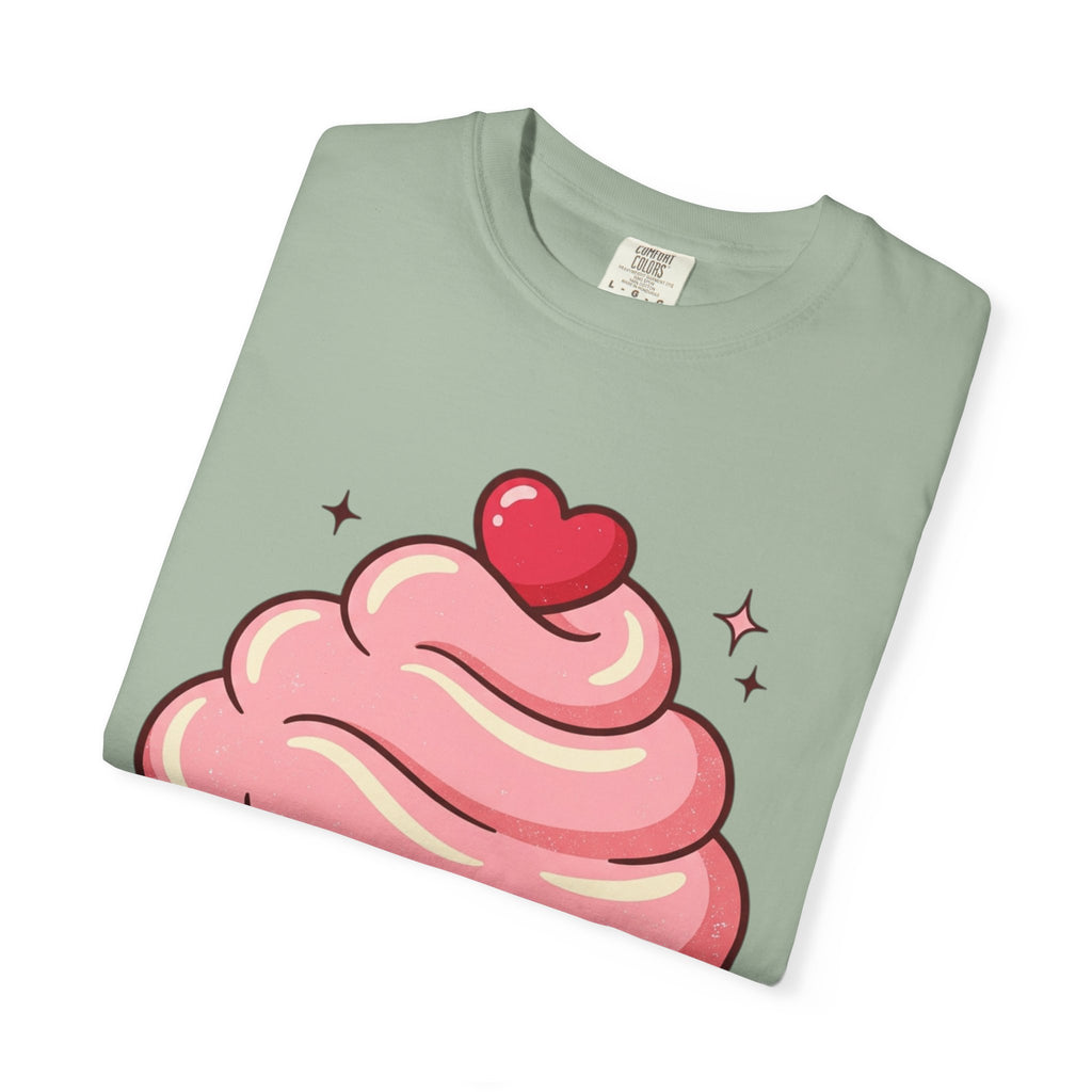 Pink Cupcake Unisex Garment-Dyed T-shirt
