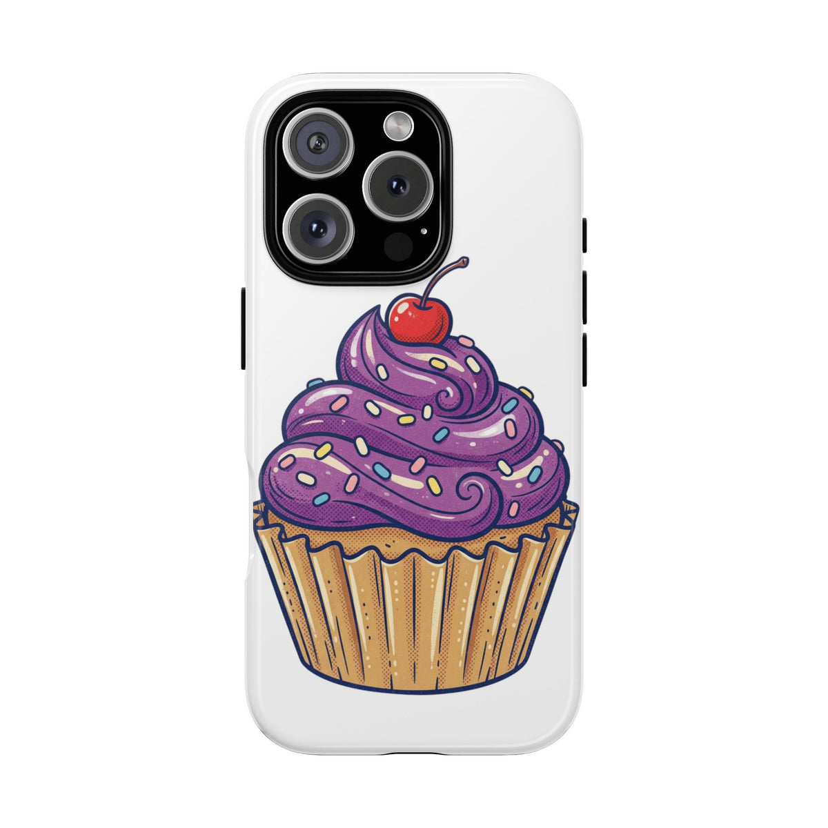Purple Cupcake Tough Phone Cases
