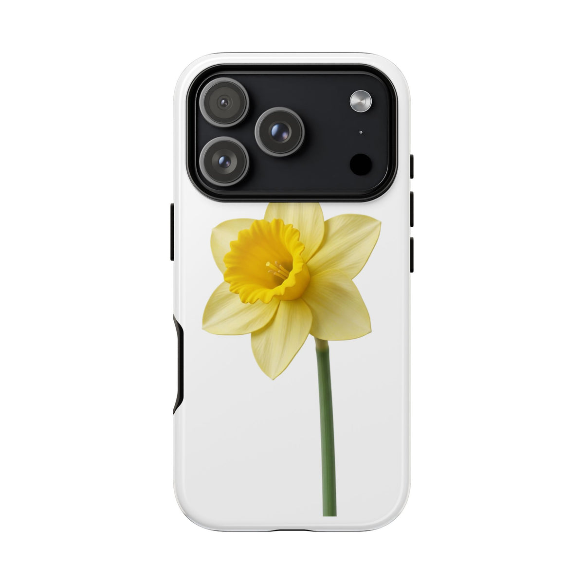 Daffodil Blossom Tough Phone Case — Yellow Spring Floral iPhone Cover